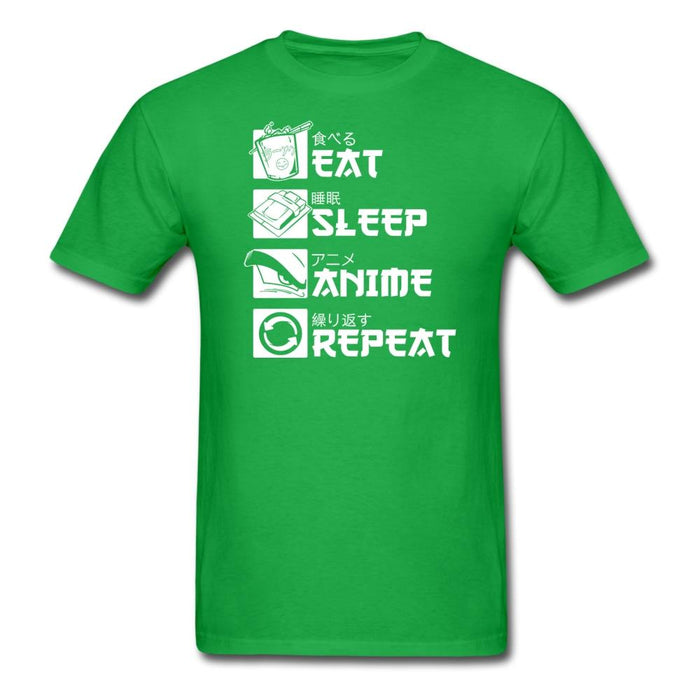 Eat Sleep Anime Unisex Classic T-Shirt - bright green / S