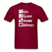 Eat Sleep Anime Unisex Classic T-Shirt - burgundy / S
