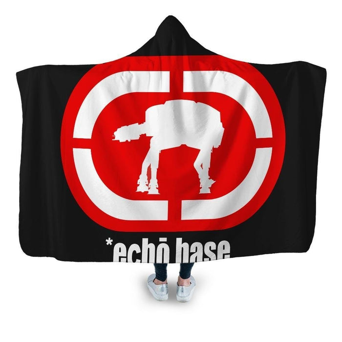 Echo Base Hooded Blanket - Adult / Premium Sherpa