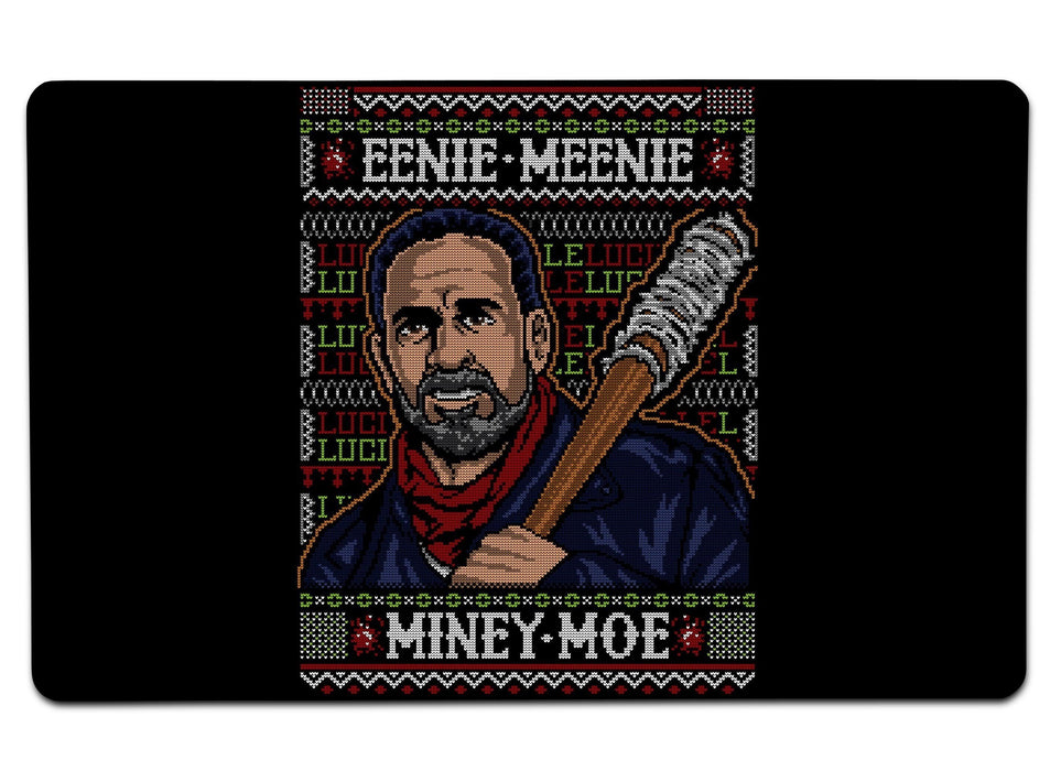 Eenie Meenie Miney Moe Large Mouse Pad