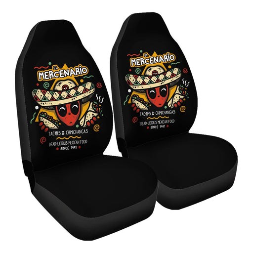 El Mercenario Mexican Food Car Seat Covers - One size