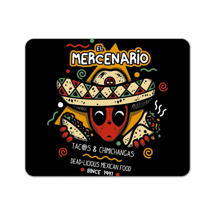 El Mercenario Mexican Food Mouse Pad