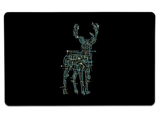Electric Deer Large Mouse Pad