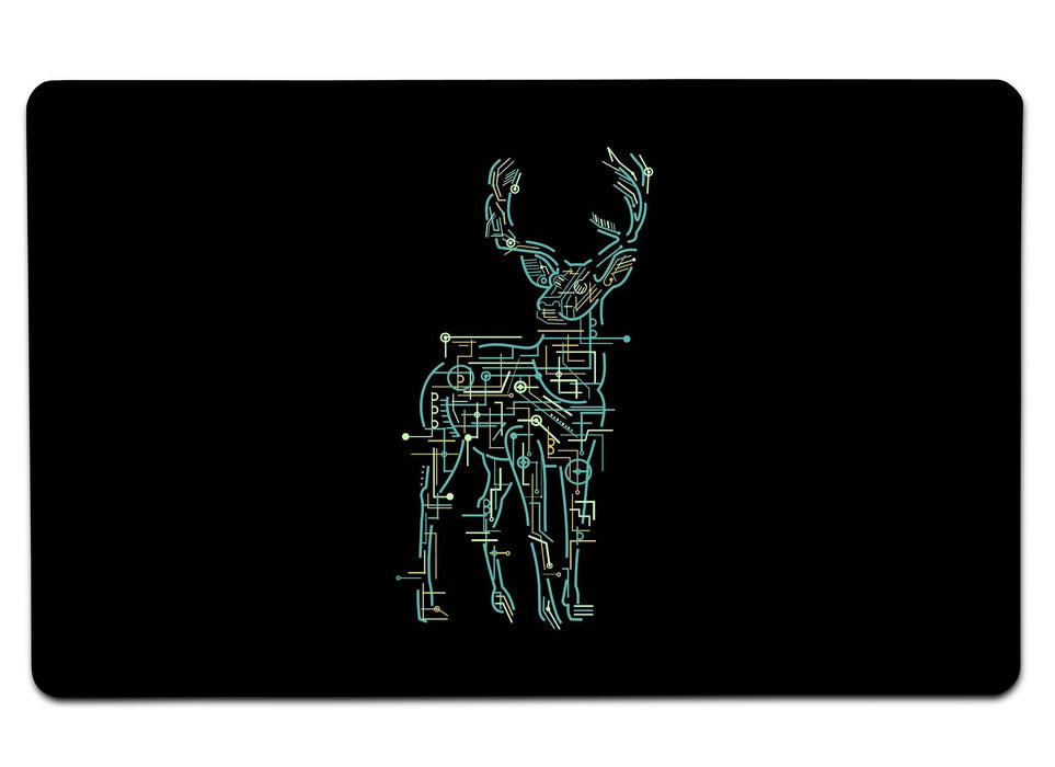 Electric Deer Large Mouse Pad