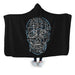 Electric Skull Hooded Blanket - Adult / Premium Sherpa