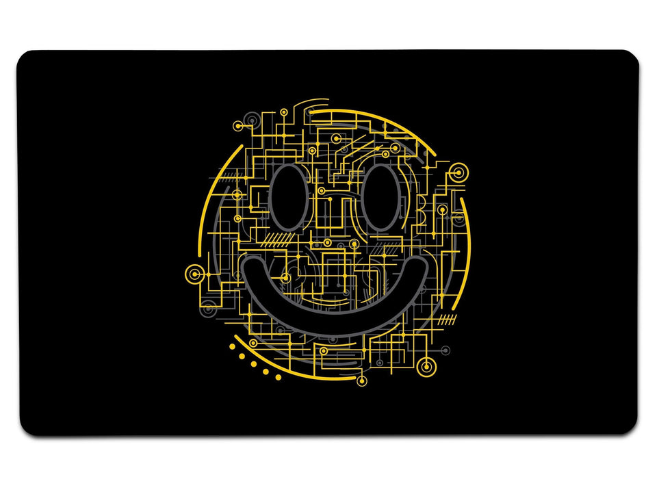 Electric Smiley Large Mouse Pad