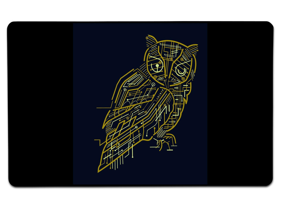 Electrical Owl Large Mouse Pad