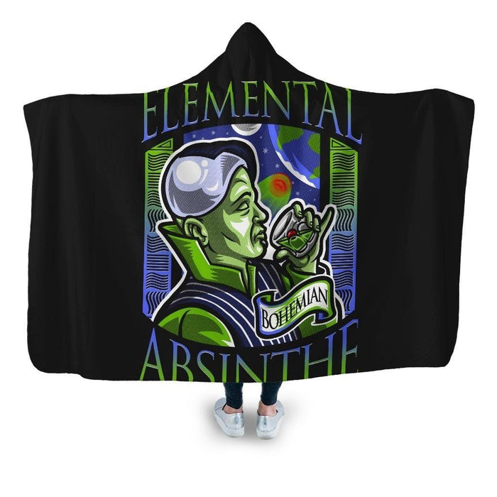 Elemental Absinthe Hooded Blanket - Adult / Premium Sherpa