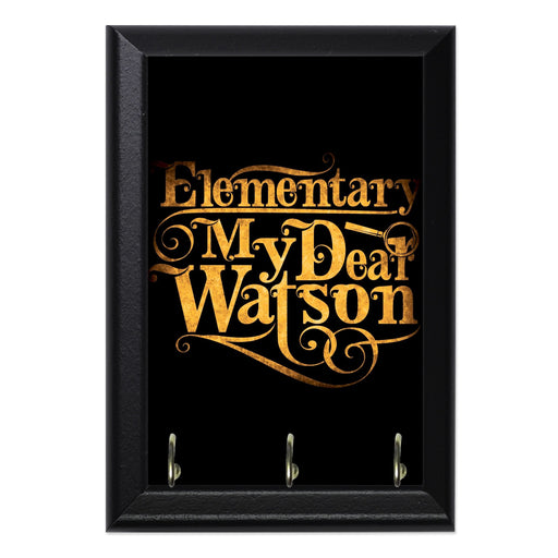 Elementary Wall Plaque Key Holder - 8 x 6 / Yes