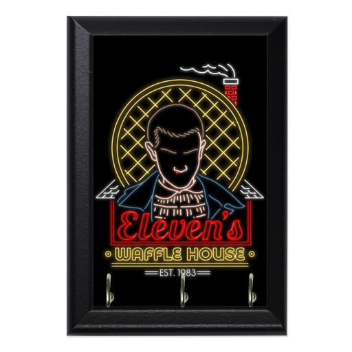 Elevens Waffles Wall Plaque Key Holder - 8 x 6 / Yes