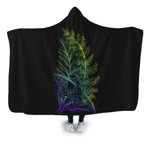 Ellies Tattoo Colors 2 Hooded Blanket - Adult / Premium Sherpa