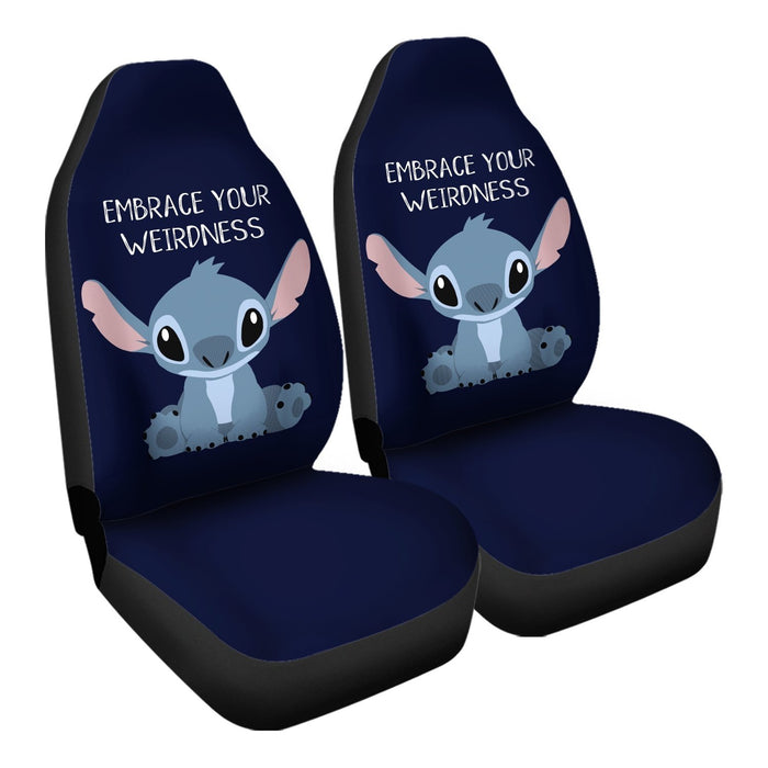 Embrace your weirdness Car Seat Covers - One size