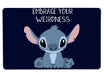 Embrace Your Weirdness Large Mouse Pad