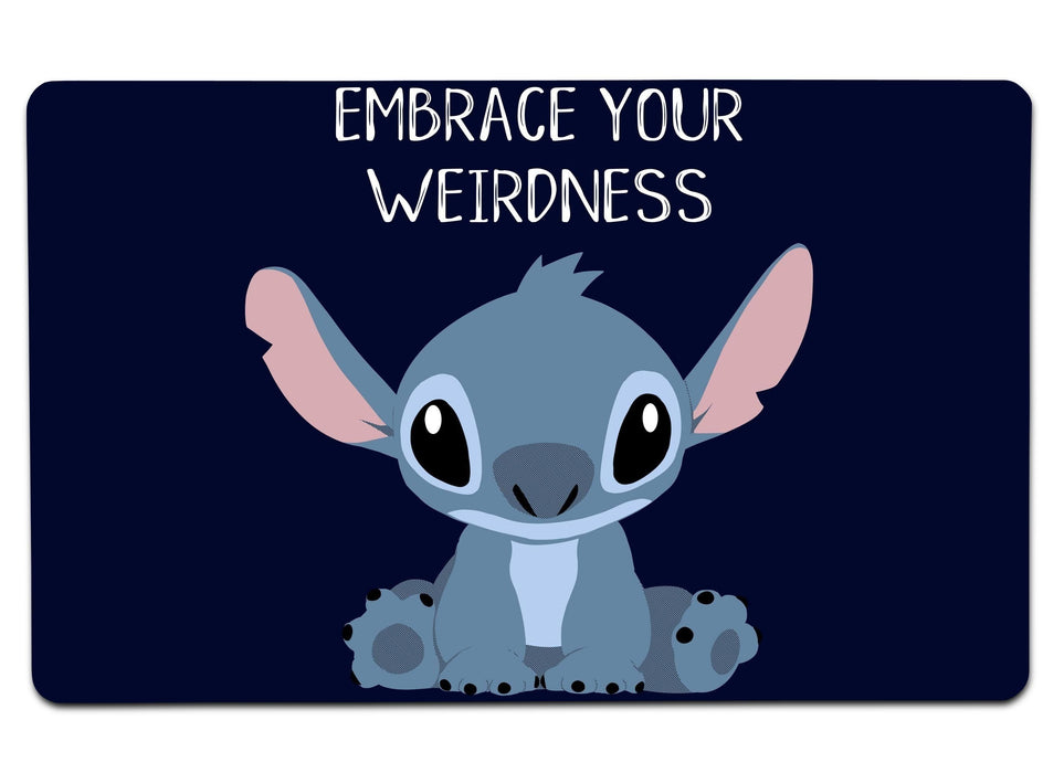 Embrace Your Weirdness Large Mouse Pad