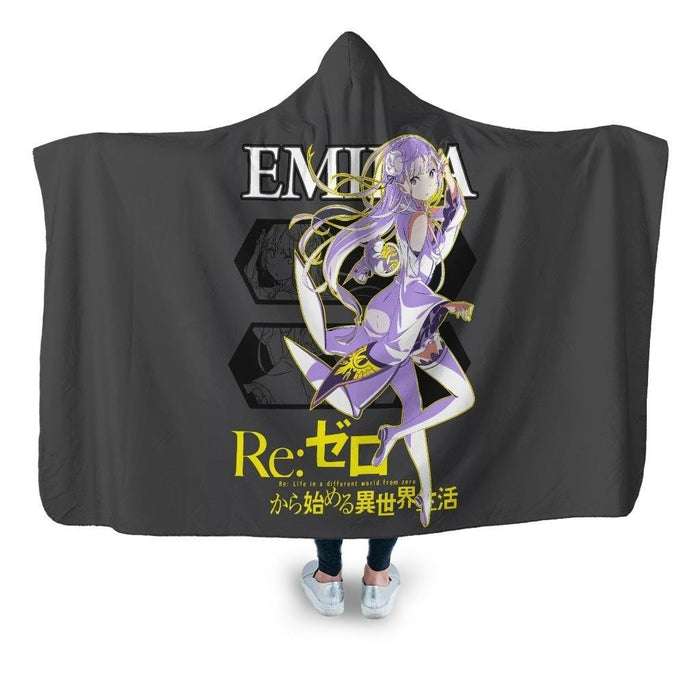 Emilia Hooded Blanket - Adult / Premium Sherpa