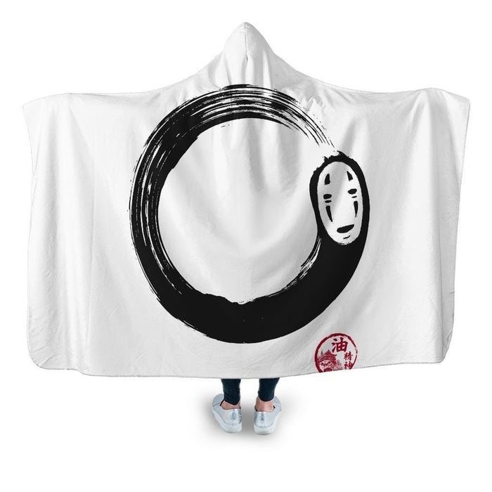 Enso No Face Hooded Blanket - Adult / Premium Sherpa