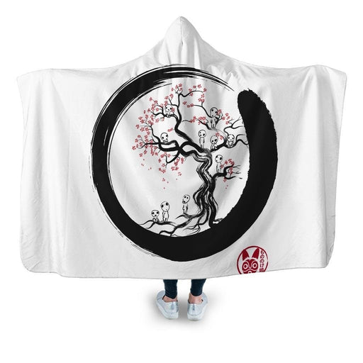 Enso Spirits Hooded Blanket - Adult / Premium Sherpa