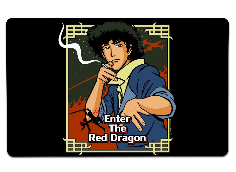 Enter The Red Dragon Large Mouse Pad