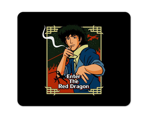 Enter The Red Dragon Mouse Pad