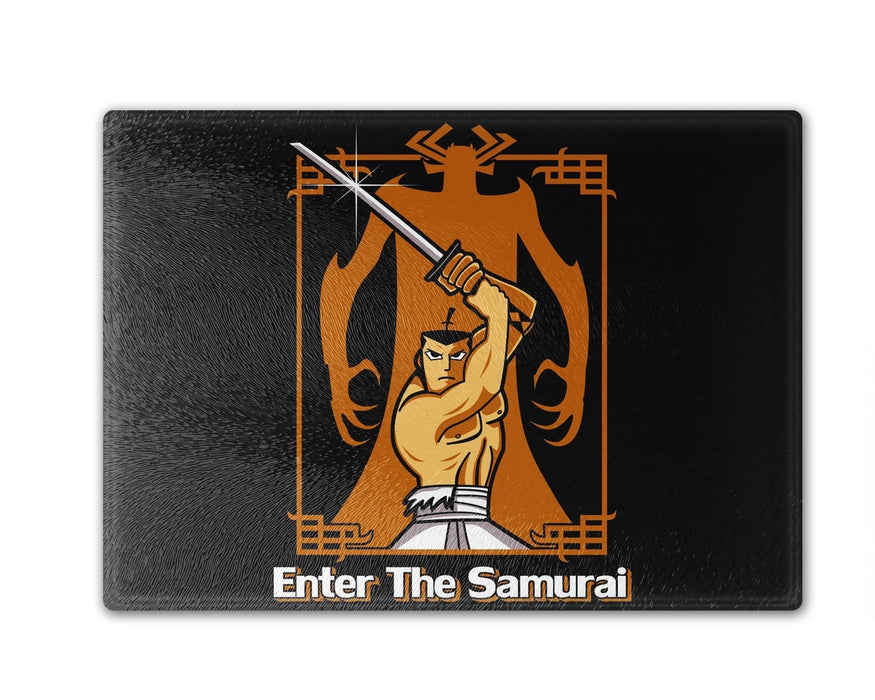 Enter The Samurai Cutting Board