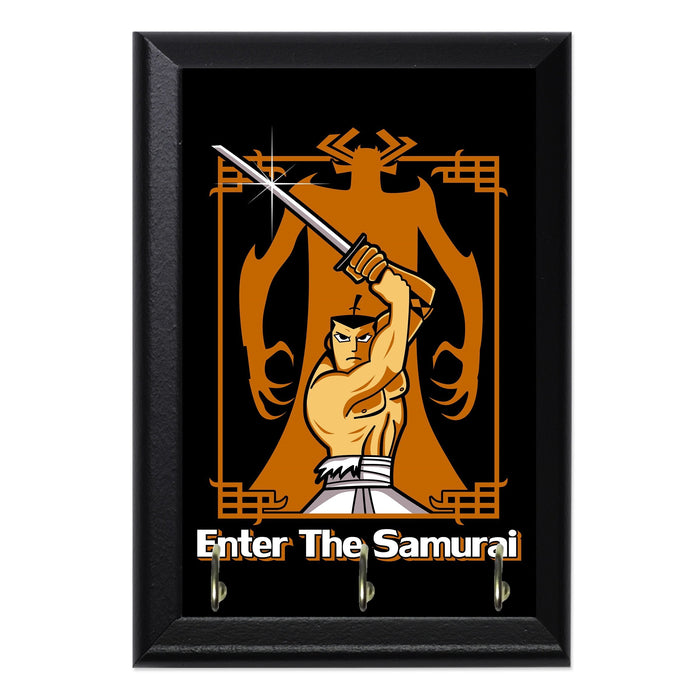 Enter The Samurai Key Hanging Plaque - 8 x 6 / Yes