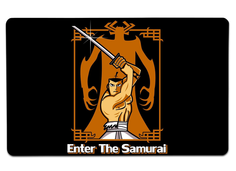 Enter The Samurai Large Mouse Pad