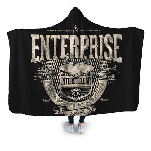 Enterprise Hooded Blanket - Adult / Premium Sherpa