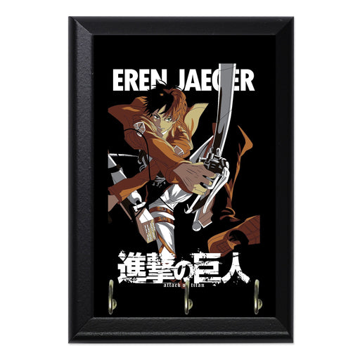 Eren Jaeger Key Hanging Plaque - 8 x 6 / Yes