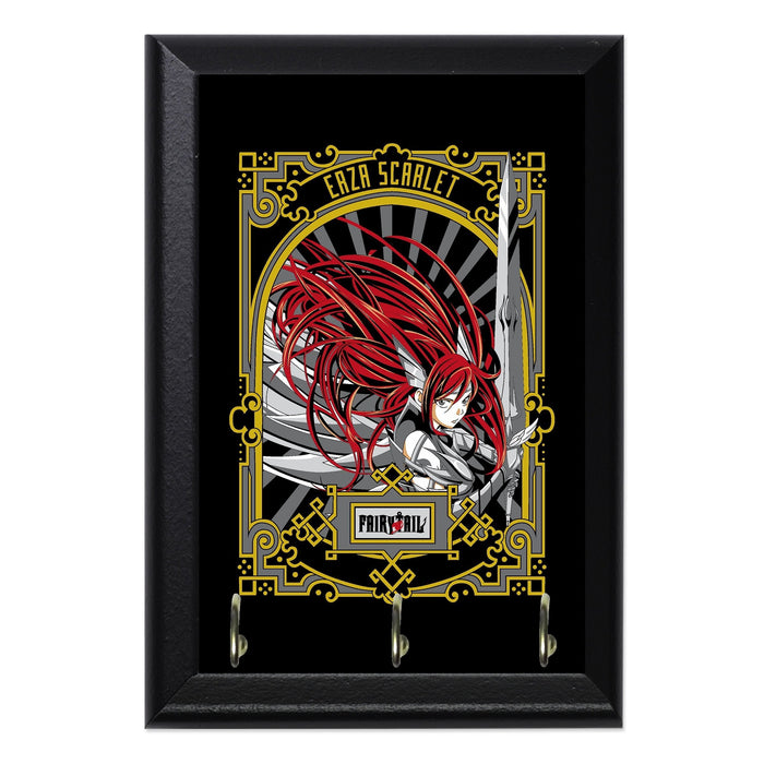 Erza Scarlet 2 Key Hanging Plaque - 8 x 6 / Yes