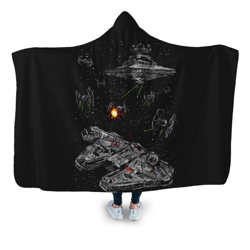 Escape The Imperial Navy Hooded Blanket - Adult / Premium Sherpa