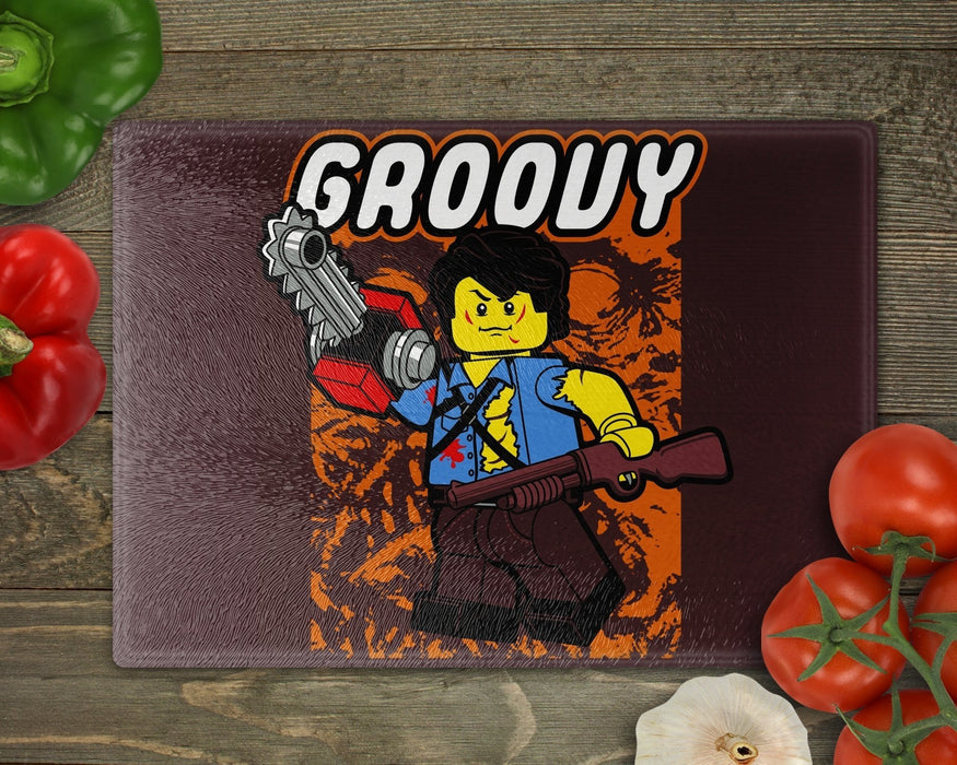 Everything Is Groovy Cutting Board