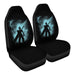 Ex Soldier silhouette Car Seat Covers - One size