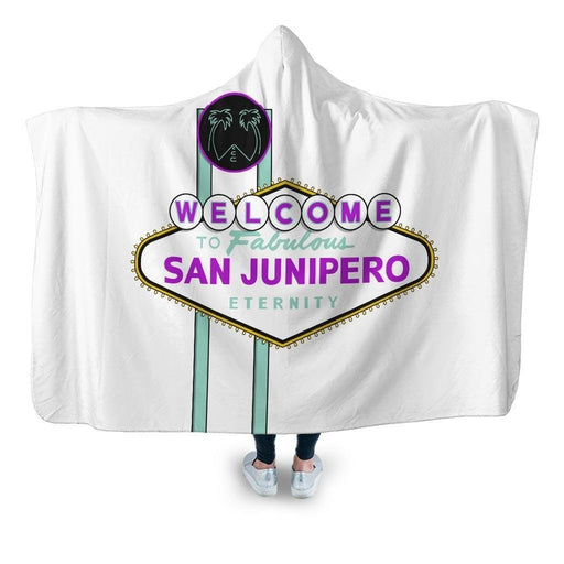 Fabulous San Junipero Hooded Blanket - Adult / Premium Sherpa