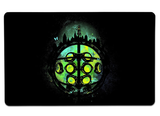 Face Of Rapture Large Mouse Pad