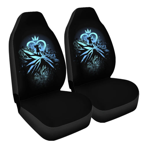 Face Of The Key Blade Car Seat Covers - One size