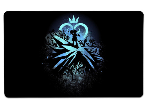 Face Of The Key Blade Large Mouse Pad