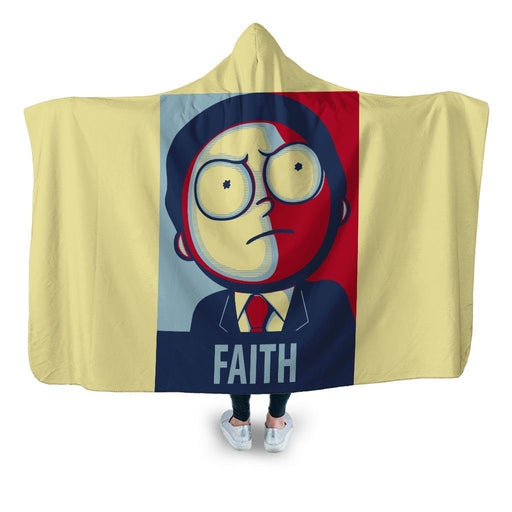 Faith Hooded Blanket - Adult / Premium Sherpa