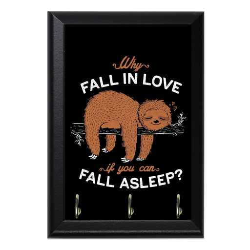Fall Asleep Key Hanging Plaque - 8 x 6 / Yes