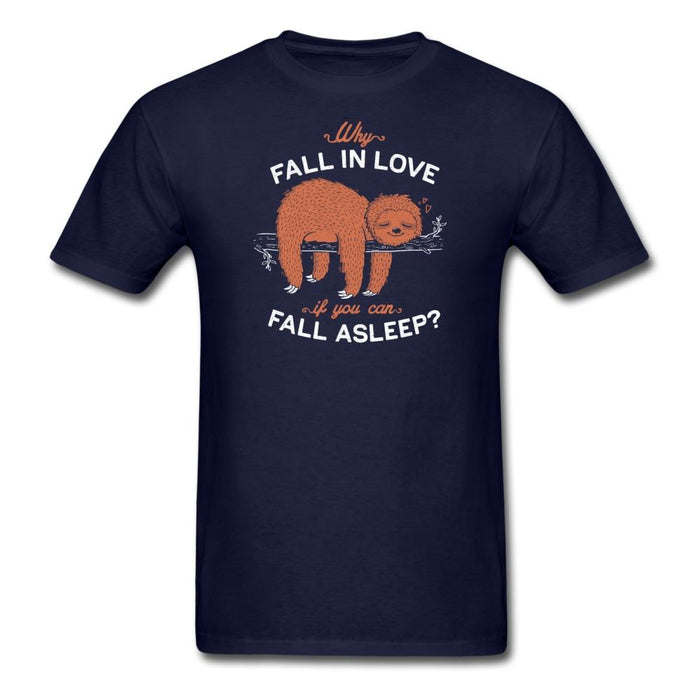 Fall Asleep Unisex Classic T-Shirt - navy / S