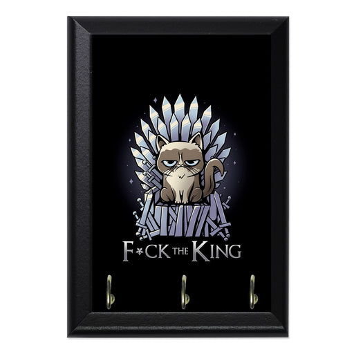 Fck the King Key Hanging Plaque - 8 x 6 / Yes