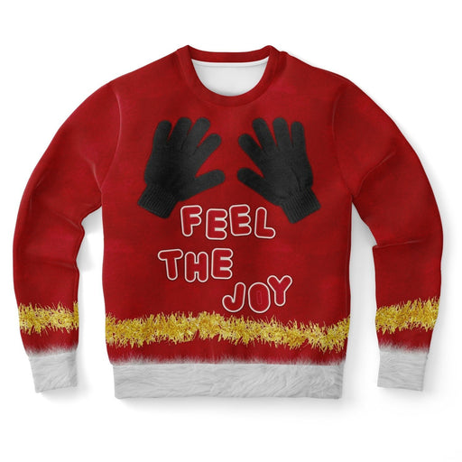 Feel the Joy All Over Print Sweater - XS