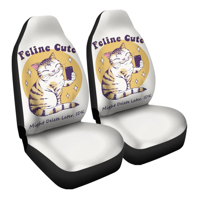 Feline Cute Challenge Car Seat Covers - One size