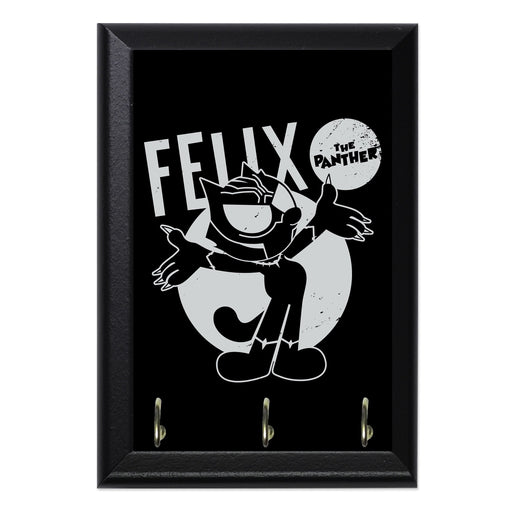 Felix The Panther Key Hanging Plaque - 8 x 6 / Yes