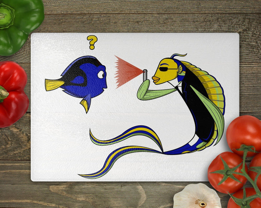 Fib (Fish In Black) Cutting Board