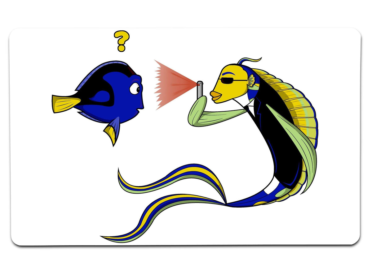 Fib (Fish In Black) Large Mouse Pad - Large Mouse Pad | Nurd Tyme ...
