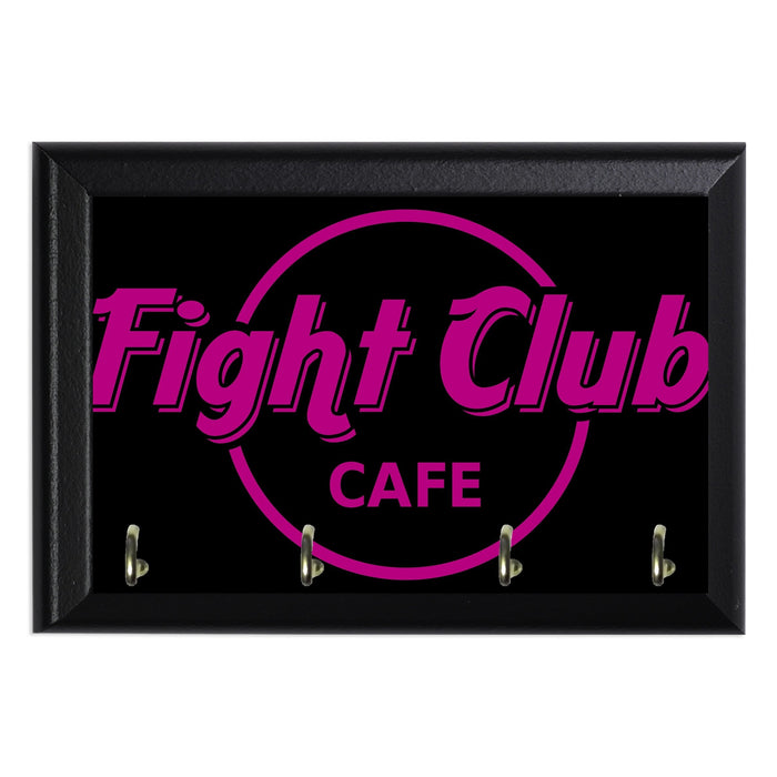 Fight Club Cafe v2 Key Hanging Wall Plaque - 8 x 6 / Yes