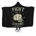 Fight Until The End Hooded Blanket - Adult / Premium Sherpa