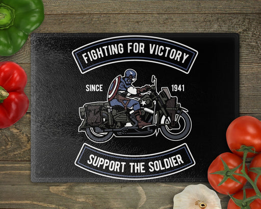 Fighting For Victory Cutting Board