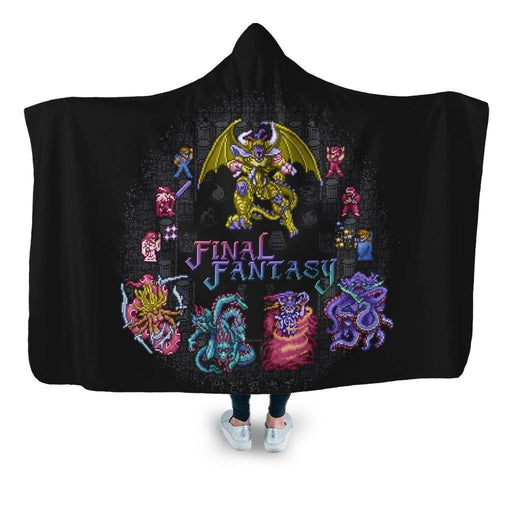 Final Fantasy Hooded Blanket - Adult / Premium Sherpa