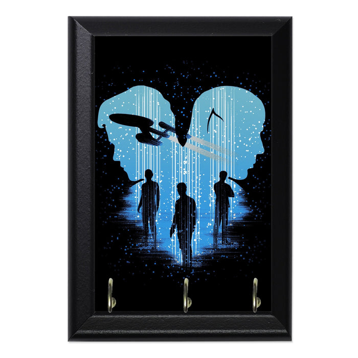 Final Frontier Wall Plaque Key Holder - 8 x 6 / Yes